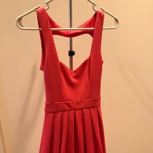 Topshop heart shaped pink dress/ valentine’s dress